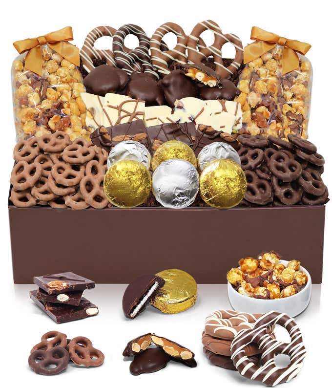 Belgian Chocolate Covered Snack Tray 