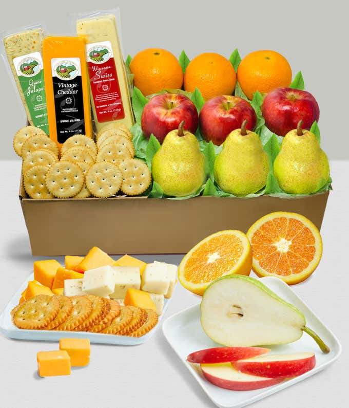 Premier Fruit & Cheese Gift