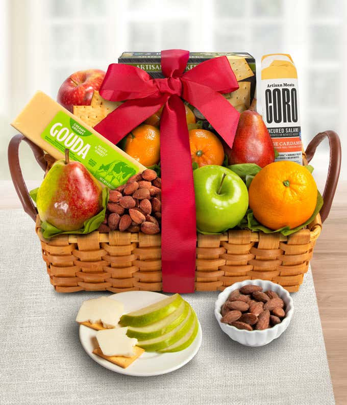 Salami & Cheese Gift Basket