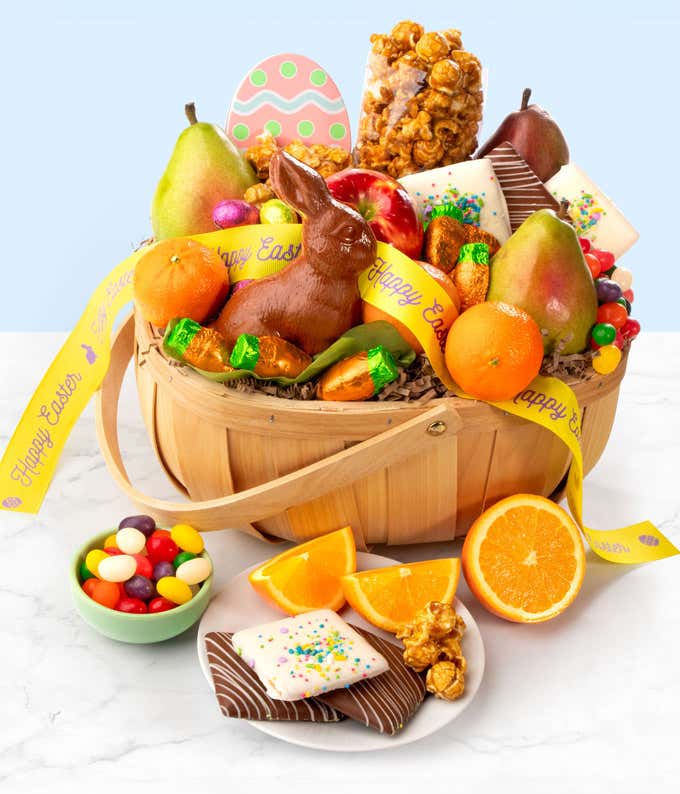 Fruit & Treats Easter Gift Basket