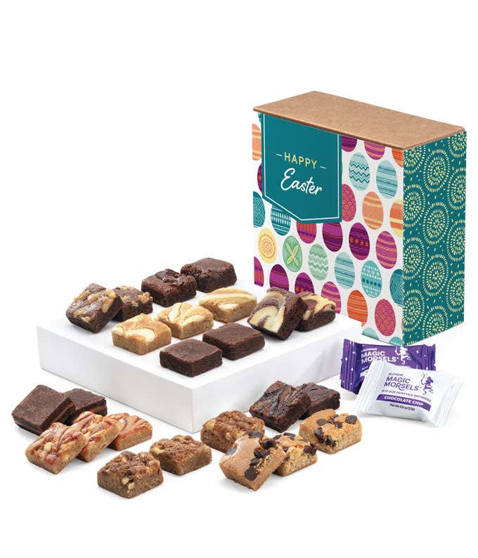 Happy Easter Two Dozen Fairytale Brownie & Blondie Morsels